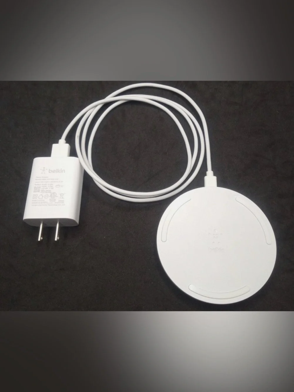 Belkin Boost Charge 10W Wireless Charging Pad WIA001 White with Cord USB-C